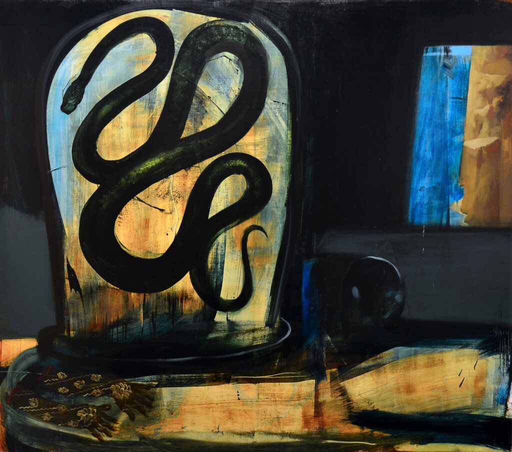 Observatory, by Elliot Purse, 2014, Oil on linen