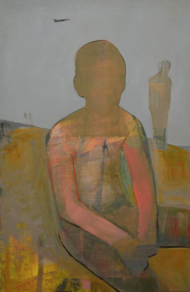 Open Swim, by Elliot Purse, 2013, Oil on linen