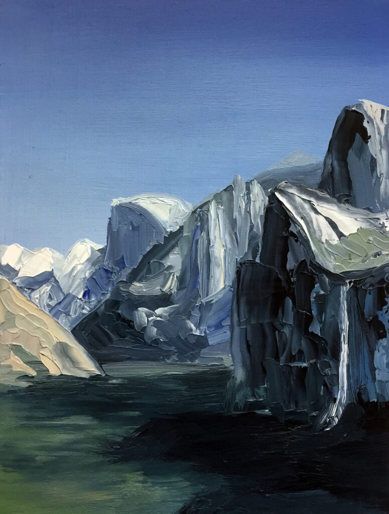 Yosemite Valley 2, by Gianna Putrino, 2016, oil on panel