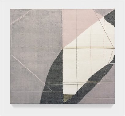 Fog Veil, by Mary Raap, 2019, acrylic medium over canvas
