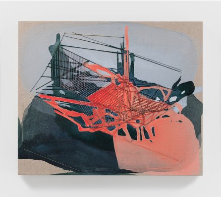 Out of Your Own Way, by Mary Raap, 2019, acrylic, and gouache on linen