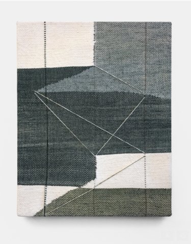 The Slip, by Mary Raap, 2019, acrylic medium over canvas