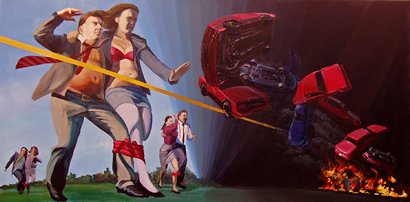 Race, by Austin Park, 2010, Acrylic on canvas