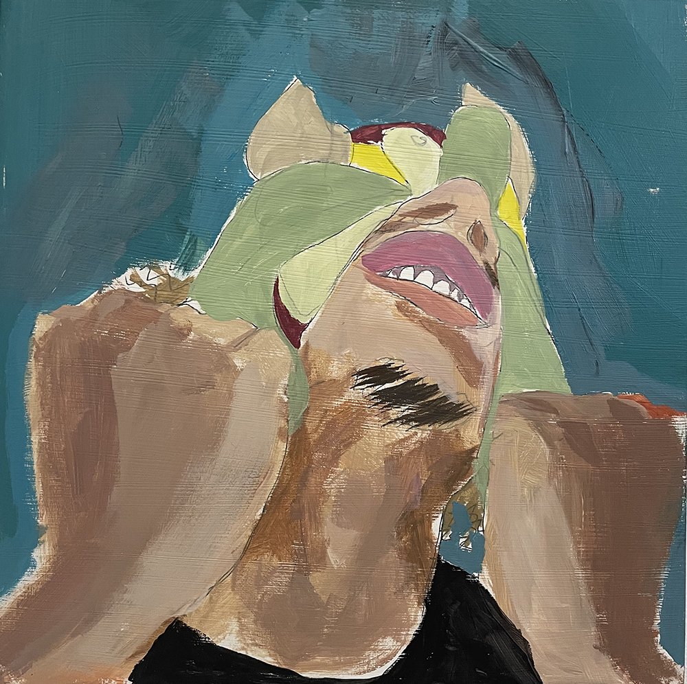 Identity Complex, by Joshua Ramos, 2021, acrylic on panel