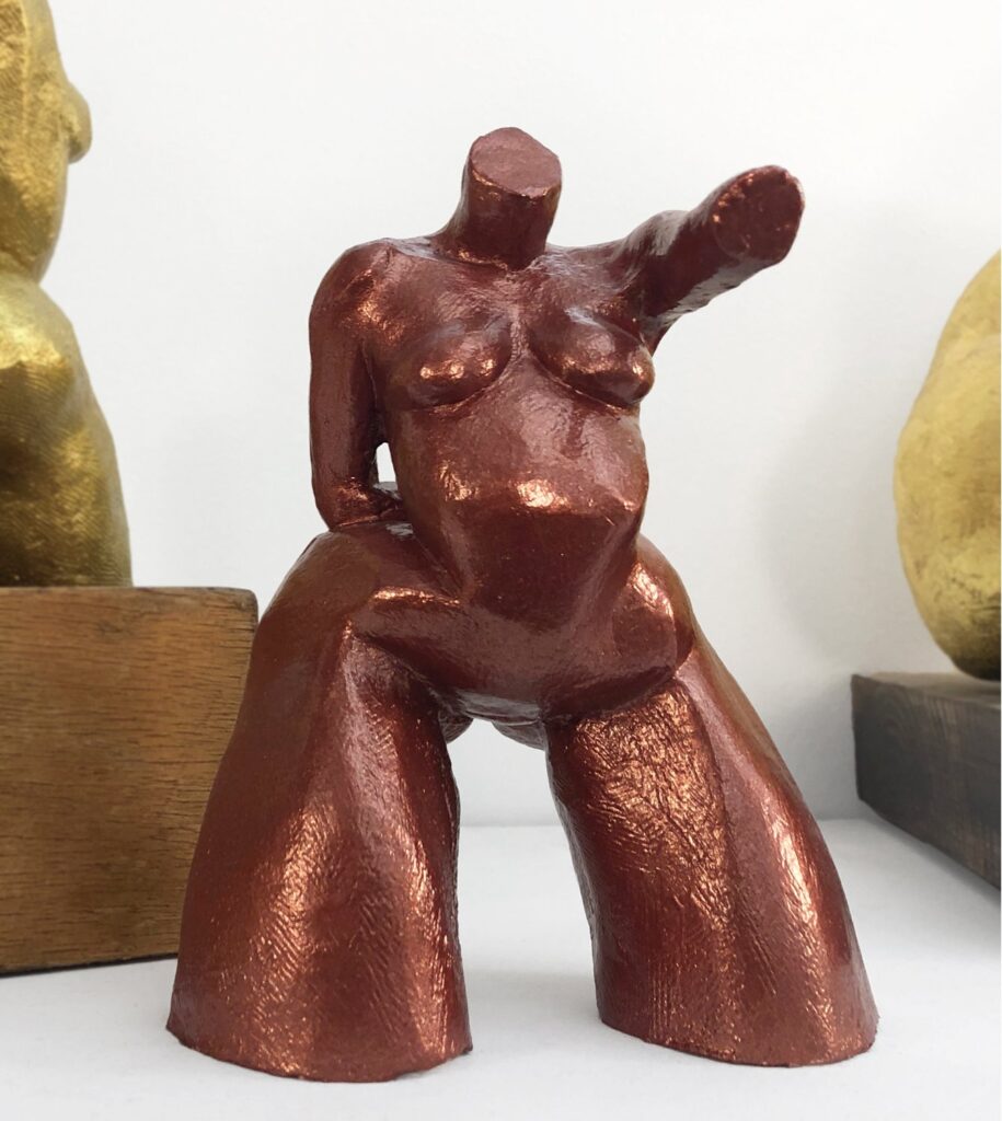 Hold It ed. 1, by Kelly Robert, 2019, gypsum and pigment