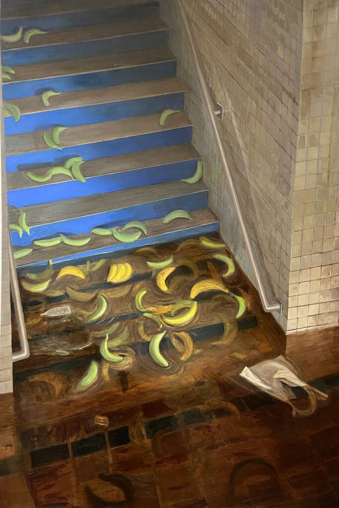 The Bathers, by Audrey Rodriguez, 2023, oil on linen