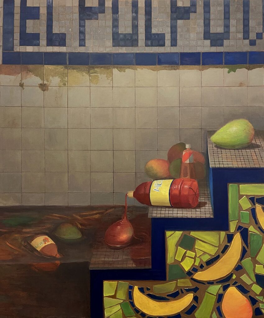 This is a Test— Mistakes Were Made, by Audrey Rodriguez, 2023, oil on linen
