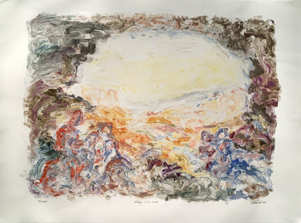 Afternoon in the Grotto, by Monika Rosen, 2019