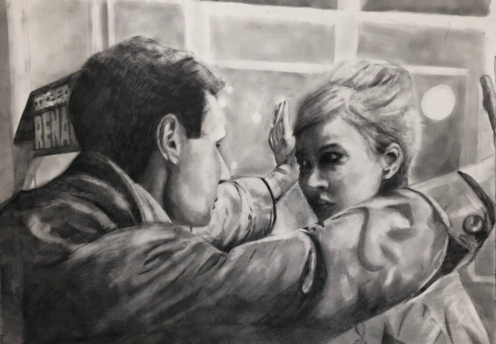 And…, by Kim Rosenberg Not for Sale, 2020, graphite on paper