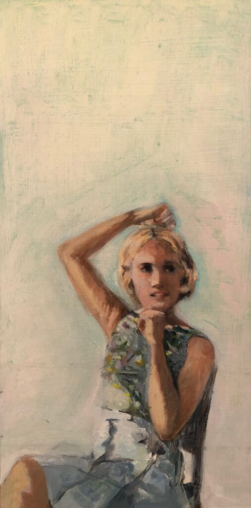 Untitled, by Kim Rosenberg Not for Sale, 2020, oil on board
