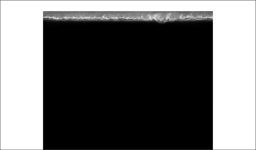 Wave I, by Clifford Ross, 1998, Silver gelatin print