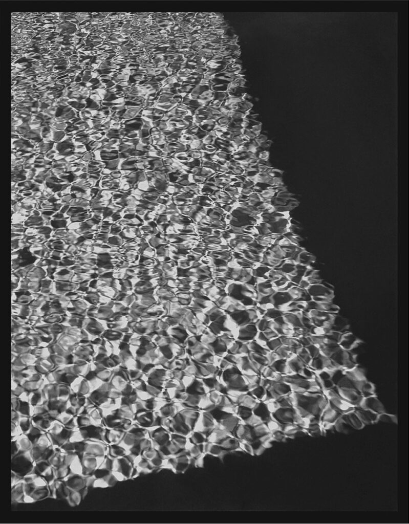 Water VI, by Clifford Ross, 1998, Silver gelatin print