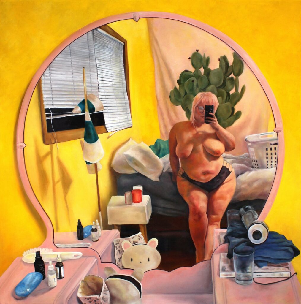 KT, by Meg Rossetti, 2020, oil on canvas