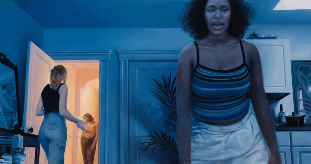 BLUE, by Abigail Rugg, 2021, oil on linen