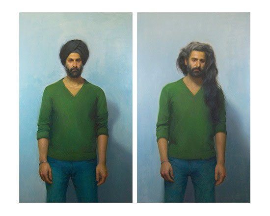 Seeing and Knowing, by Manu Saluja, 2013, Oil on canvas