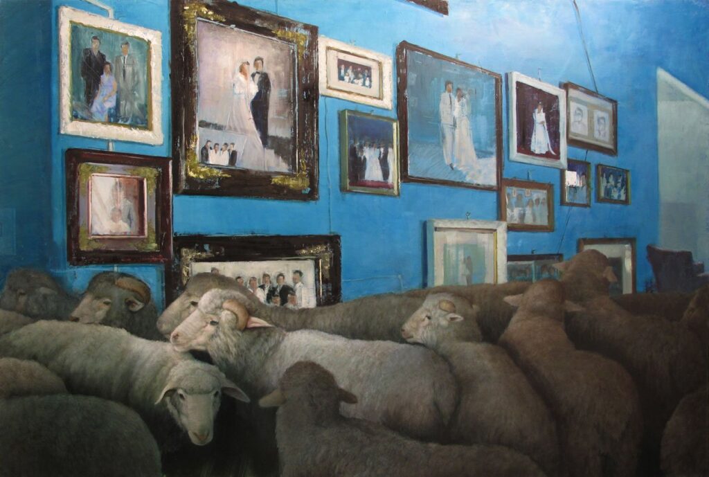 Bloodline, by Nicolas V. Sanchez, 2013, Oil on linen