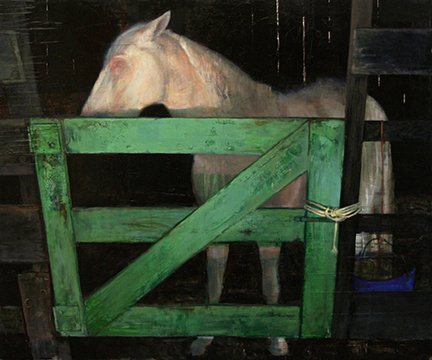 Puerta Verde, by Nicolas V. Sanchez, 2014, Oil on linen