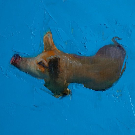 Bahama Dip 2, by Nicolas V. Sanchez, 2019, oil on panel