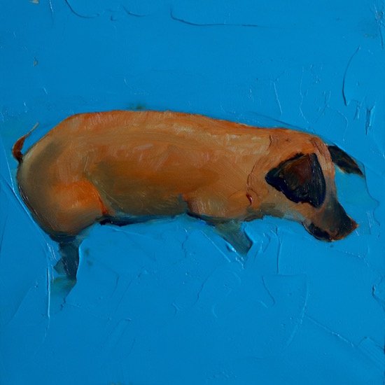 Bahama Dip 3, by Nicolas V. Sanchez, 2019, oil on panel