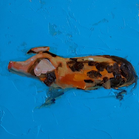 Bahama Dip 6, by Nicolas V. Sanchez, 2019, oil on panel