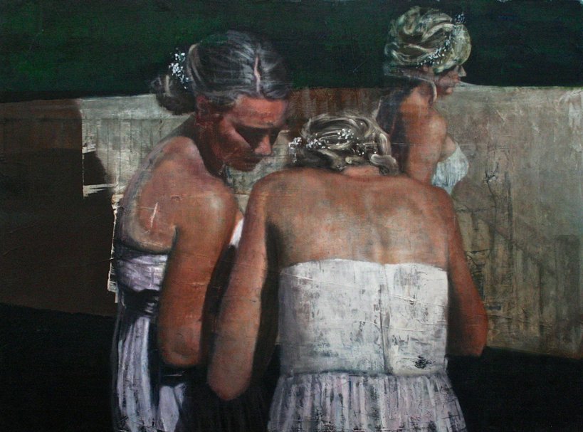 Massey, Scheer, and Paskiet, by Nicolas V. Sanchez, 2013, Oil on canvas