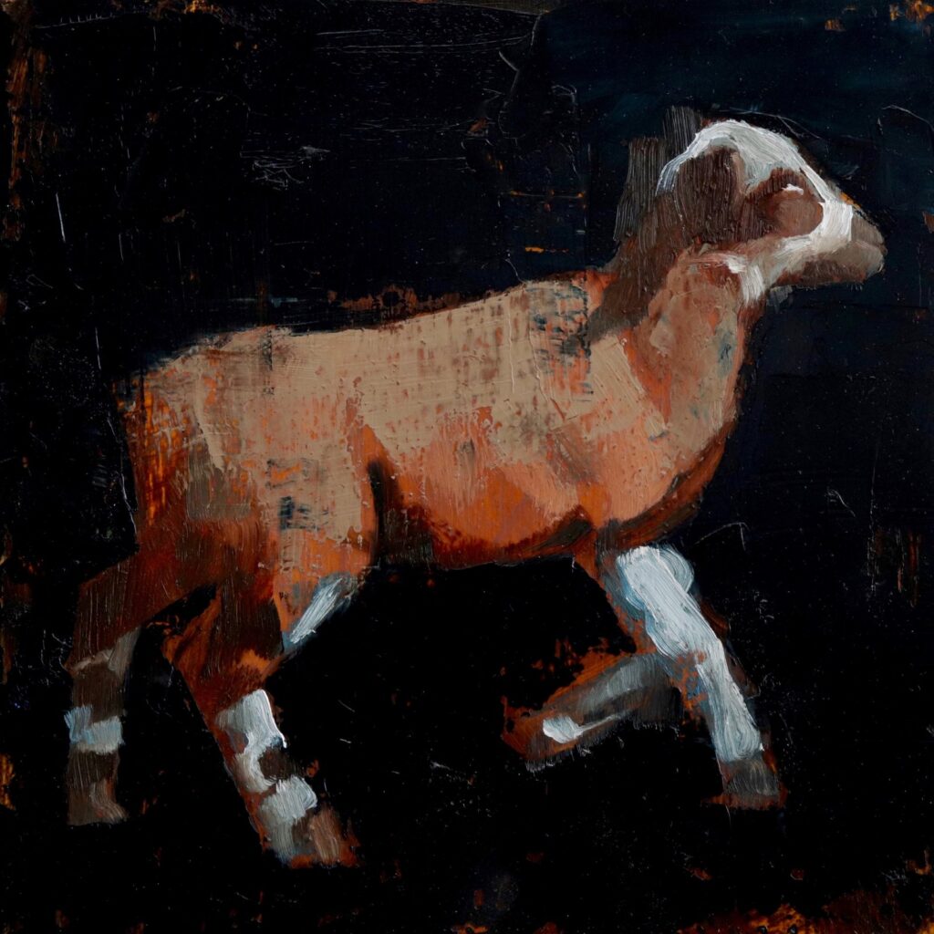 Pepper, by Nicolas V. Sanchez, 2017, Oil on panel