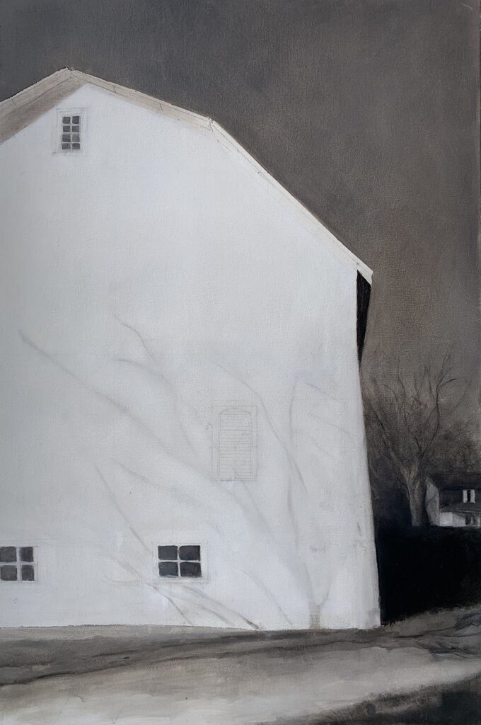 Facade, by Sandra Reese Roberts, 2020, oil on canvas