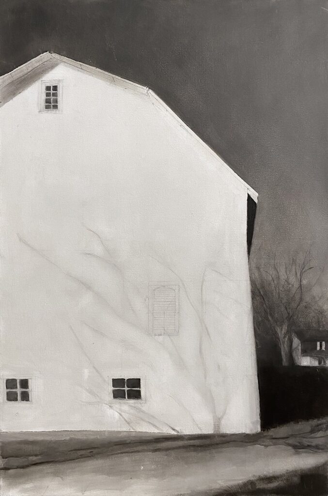 Facade, by Sandra Reese Roberts, 2020, oil on canvas