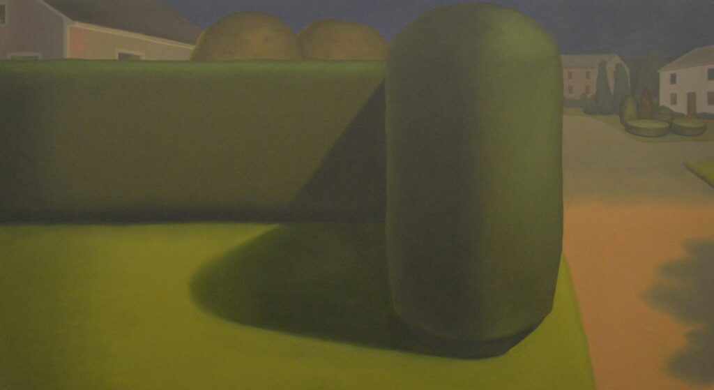 Ambushment, by Sarah Schlesinger, 2016, Oil on panel