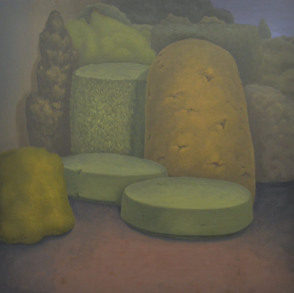 Bystanders, by Sarah Schlesinger, 2016, Oil on panel