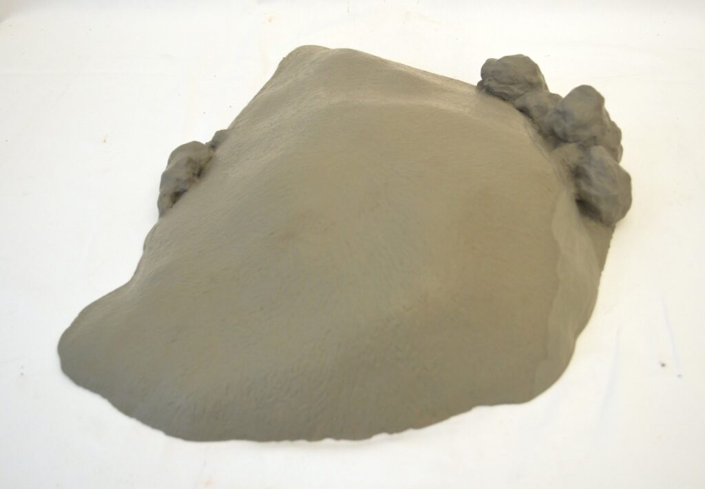 Hill with a View, by Sarah Schlesinger, 2016, Terracotta
