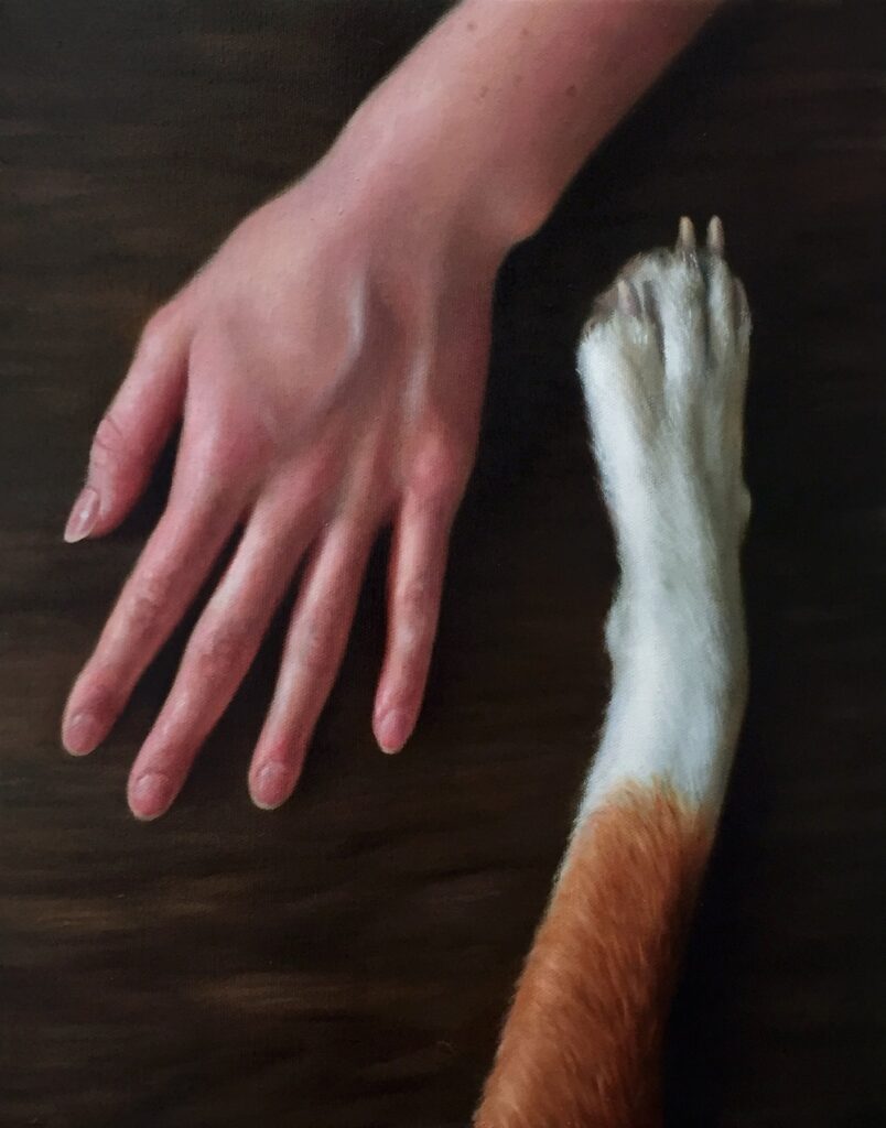 Untitled, by Rachel Sard, 2017, oil on linen