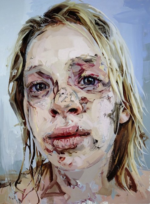 Bleach, by Jenny Saville, 2008, Oil on canvas