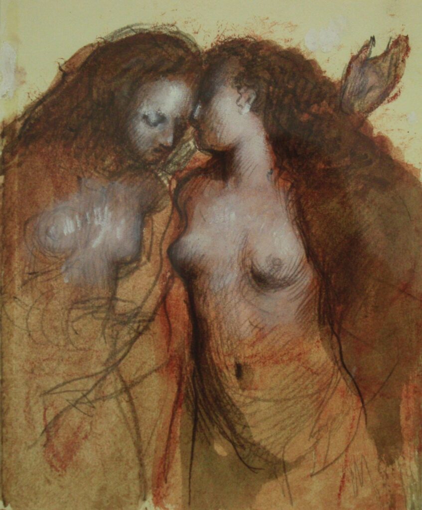Work on Paper #11, by Edward Schmidt, 2009, Mixed media on paper