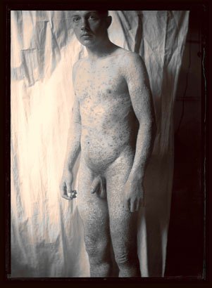 Young Man, by Gary Schneider, 1908, ink on paper