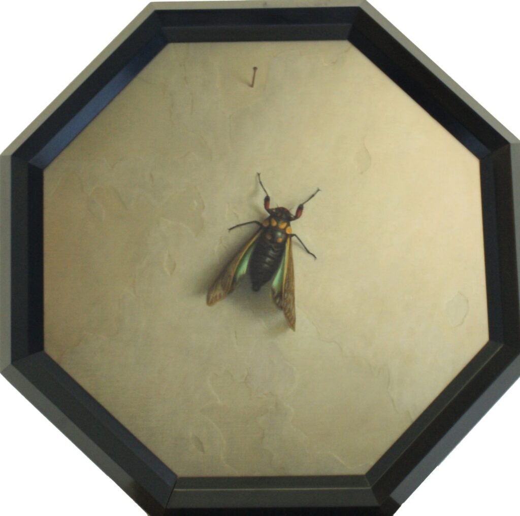 Insect, by Wade Schuman, 2001, Oil on panel