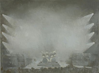 Fog Machine, by Mark Shetabi, 2008, Oil on linen
