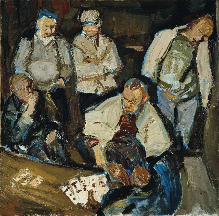 Play Cards, by Shi Yu, 2010, Oil on canvas