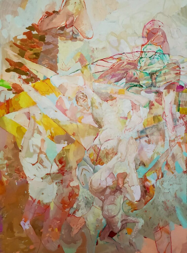After Coenties Slip, by Zachary Sitrin Click to Buy, 2020, oil on canvas