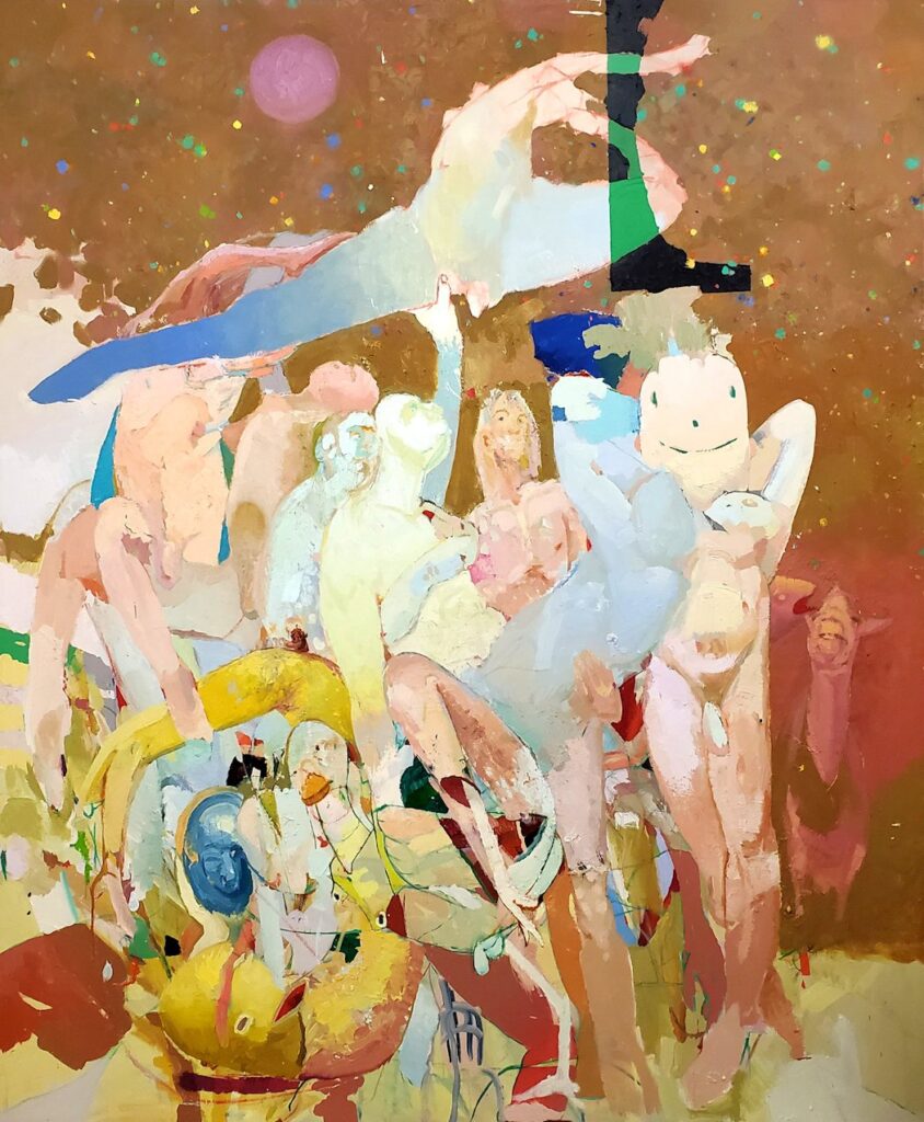 Camp Song, by Zachary Sitrin Click to Buy, 2019, oil on canvas