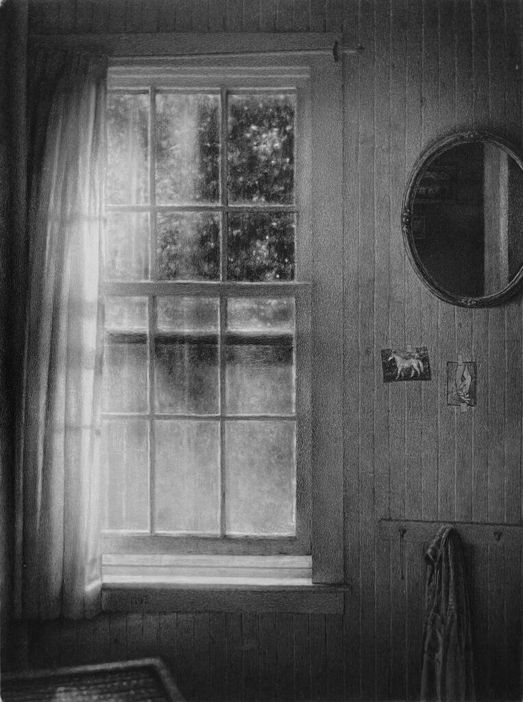 Little Airs, by Kylee Snow, 2021, graphite on Claybord