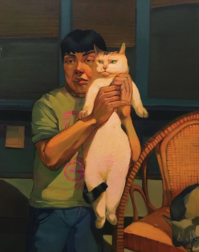 Memory, by Xiangni Song, 2019, oil on canvas