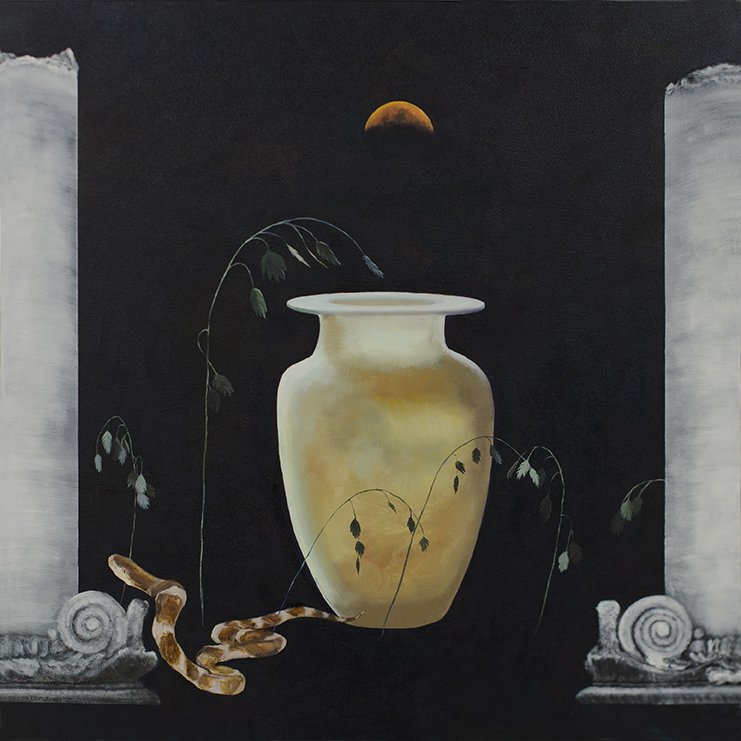 American Eclipse, by Hannah Stahl, 2019, oil on canvas