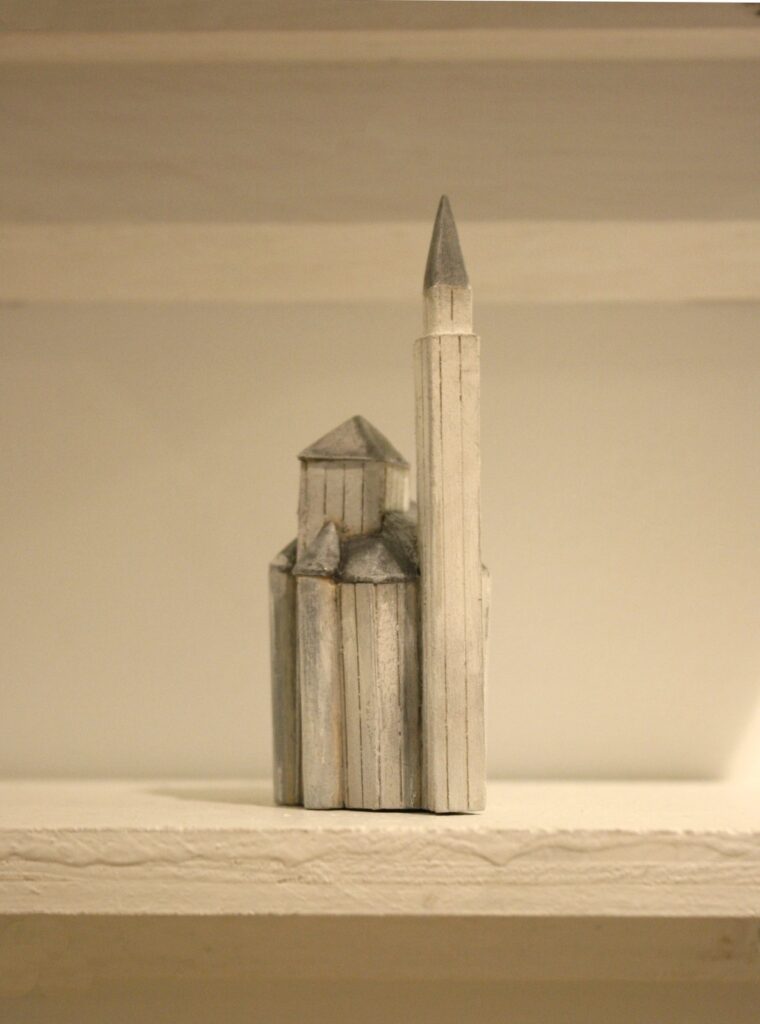 Monastery, by Valentina Stanislavskaia, 2013, Mixed media