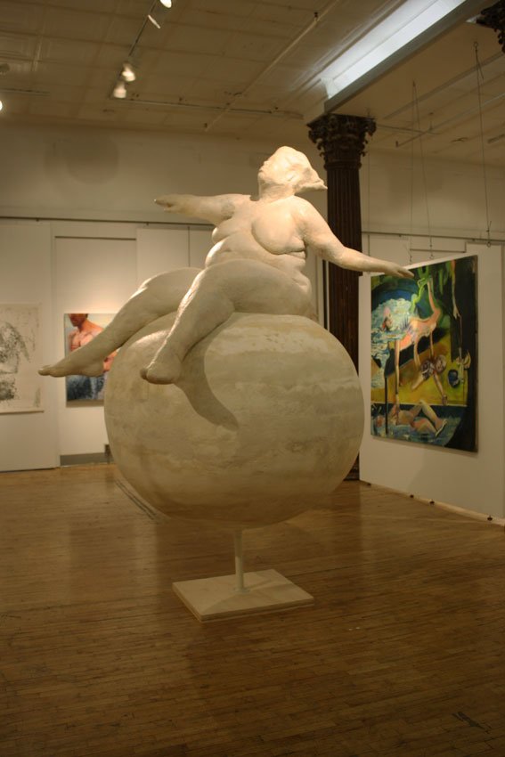 A Star Named Sun. Mercury, by Zoë Suenson-Taylor, 2013, resin, pigment, copper