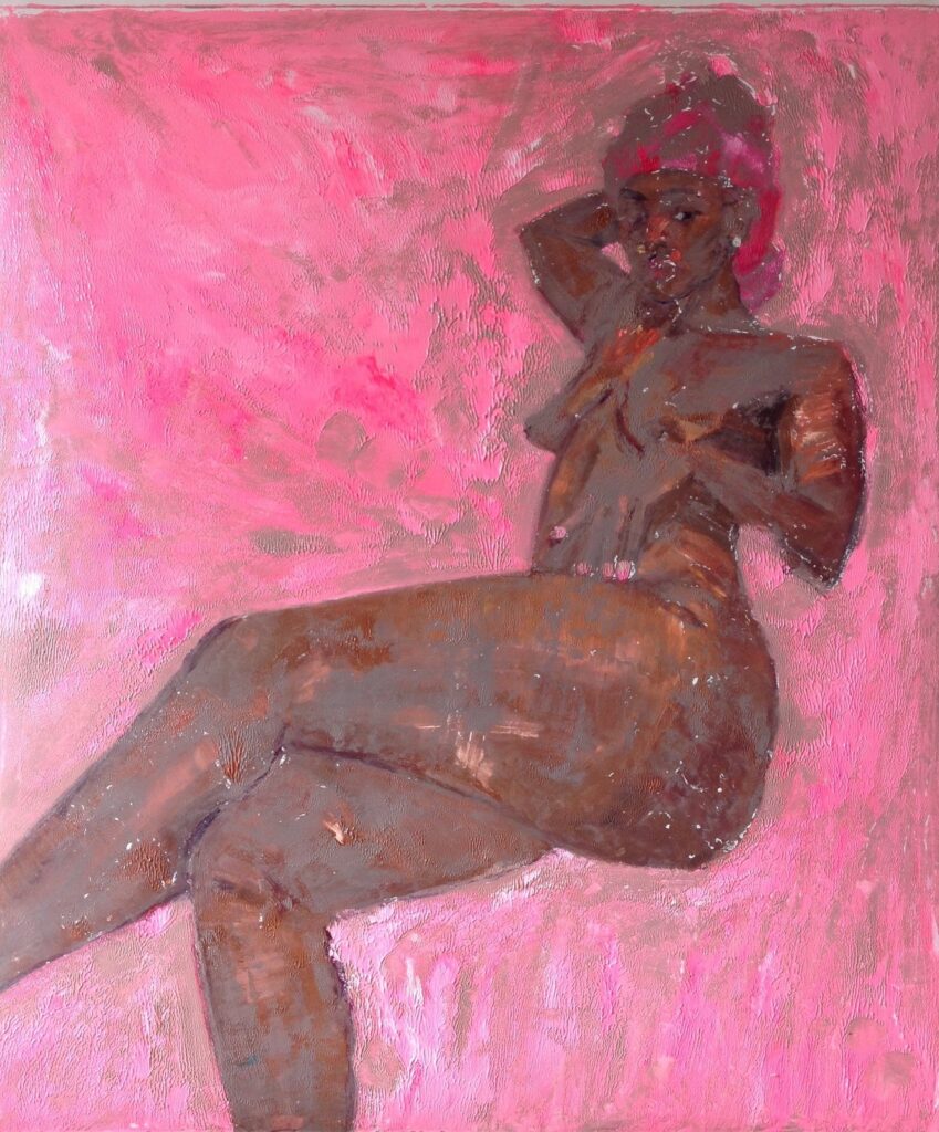 Single Nude in Pink, by Saralene Tapley, 2017