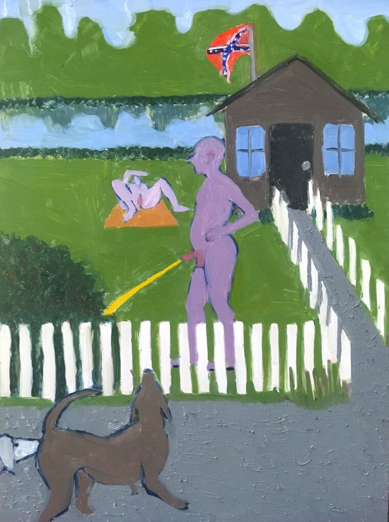 Am Kanal, by Anastasiya Tarasenko, 2016, Oil on aluminum
