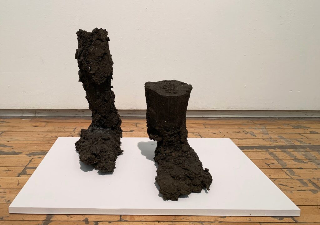 From the Ground, by Georgios Taxidis, 2019, acrylic glue