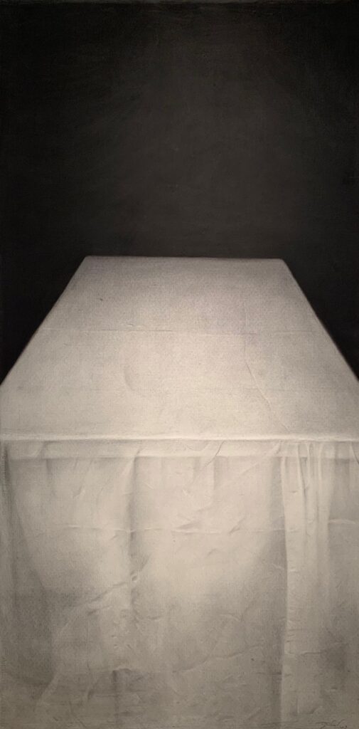 Occupied, by Georgios Taxidis, 2019, graphite on paper