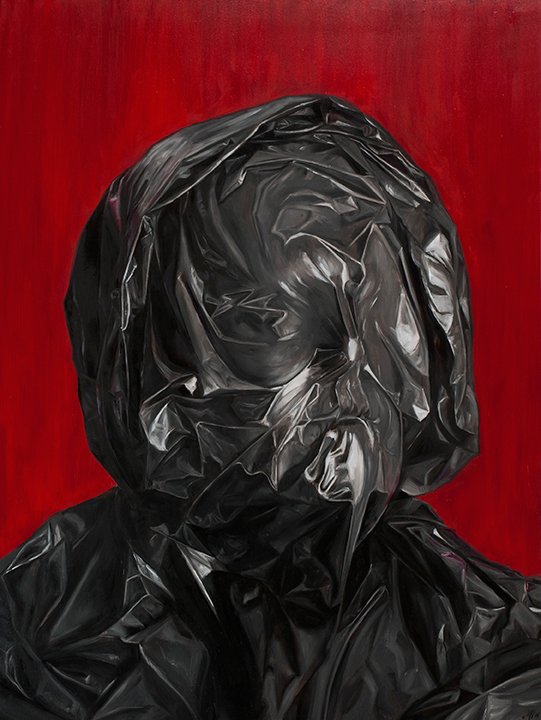 Benevolent, by Maria Teicher, 2014, Oil on wood panel